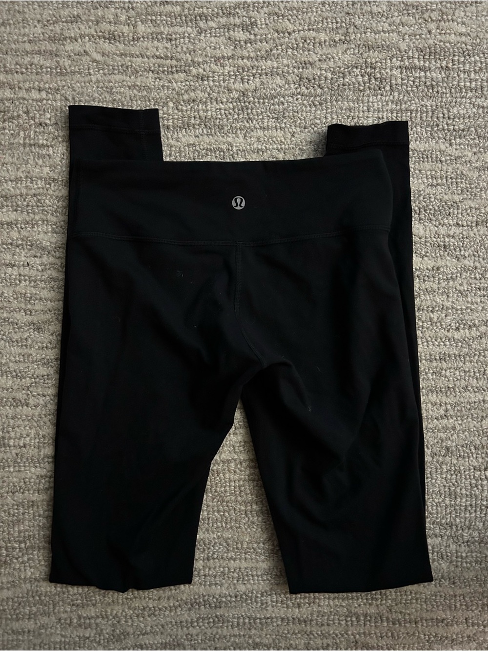 lululemon athletica Black Workout Leggings with Reflective Logo